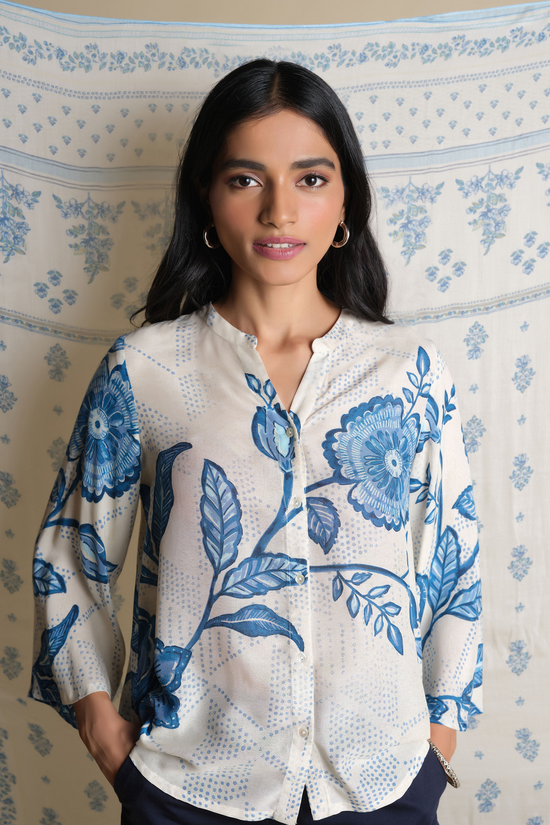 Subaha Top, Off White, image 2